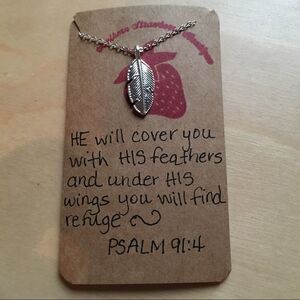Feather necklace